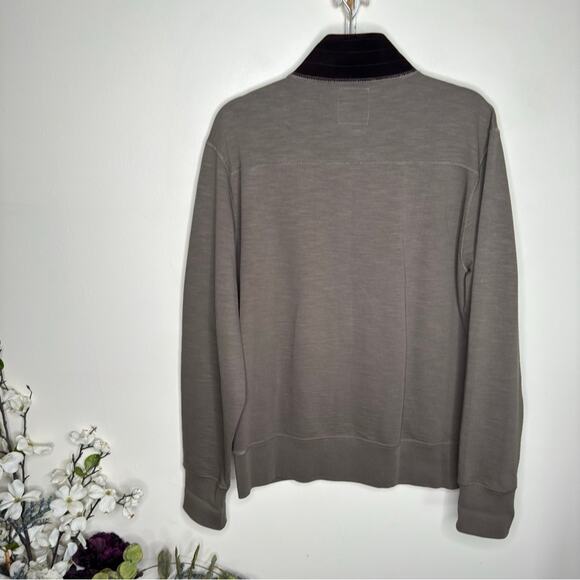 BILLY REID Zip Front Track Jacket Tan Brown Suede {UU48} - Picture 3 of 5